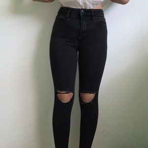 American Eagle high waisted jeans